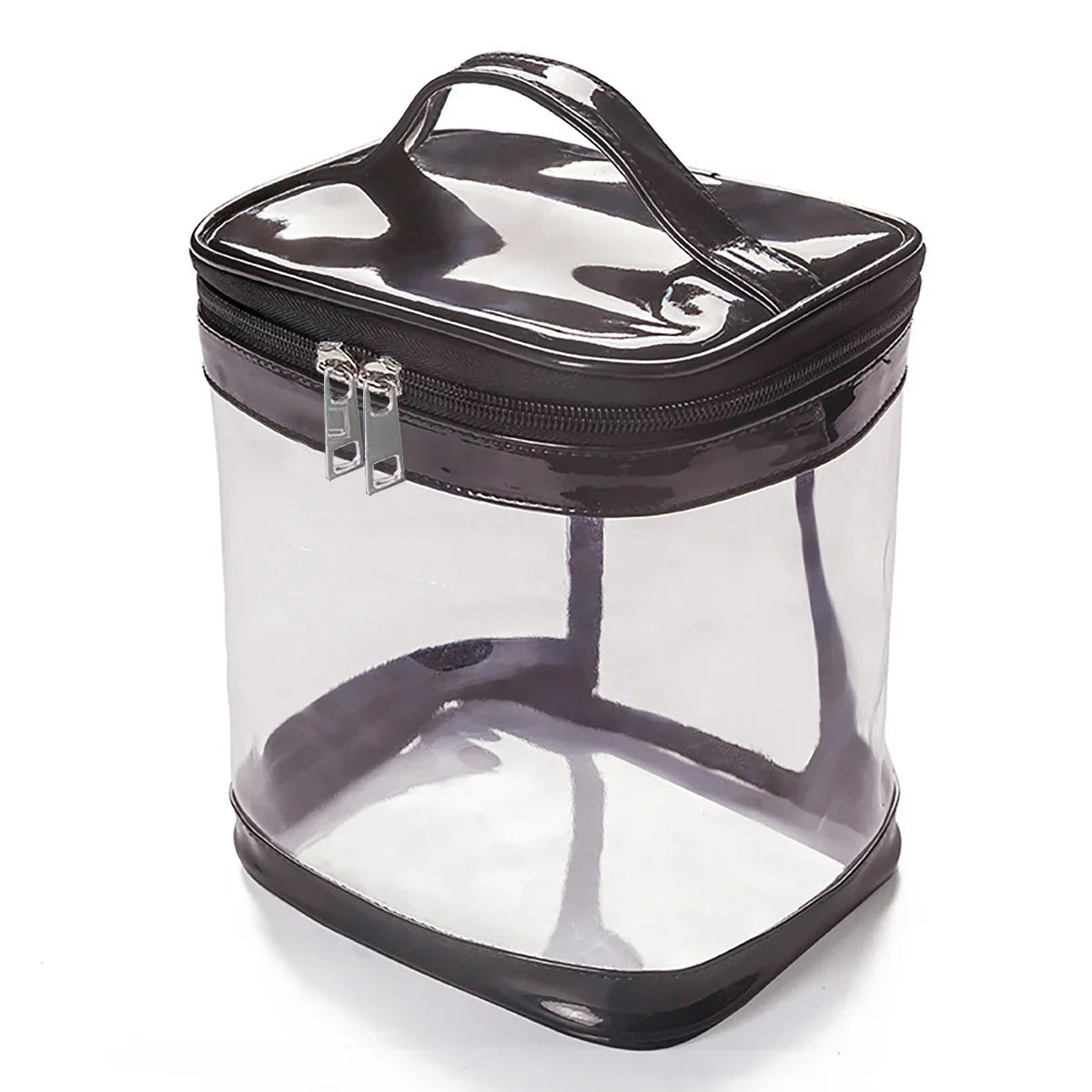 Carvallo Kosmetikväska Transparent | Vattentät & Bärbar | Necessär i PVC för resor & vardag Carvallo