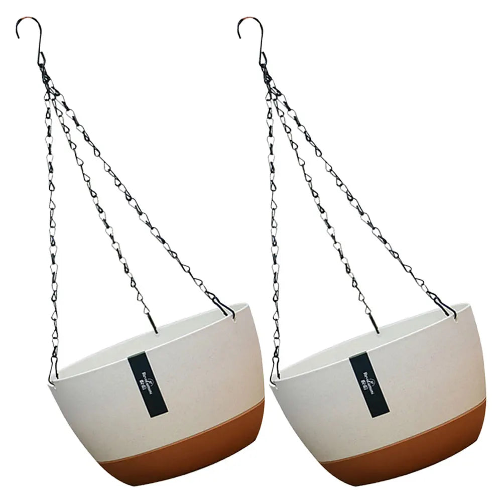 Carvallo Hängeblumentopf Set | Robust & Stilig | För Balkon, Trädgård & Inomhus Carvallo