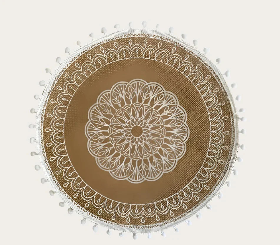 Rustik Elegance Bordsmatta – vävd textur MILA Sverige