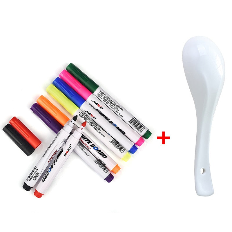 Flytande pennor (8 stycken)-DIY-Hemnix-8 colors + spoon-Hemnix