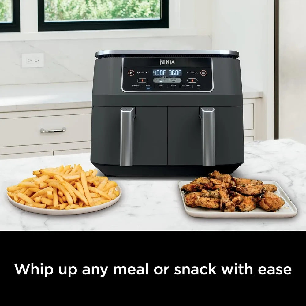 Royallure Air Fryer Tillbehör för Ninja Foodi Dual Zone AF300EU AF400EU 7.6–9.5L Carvallo