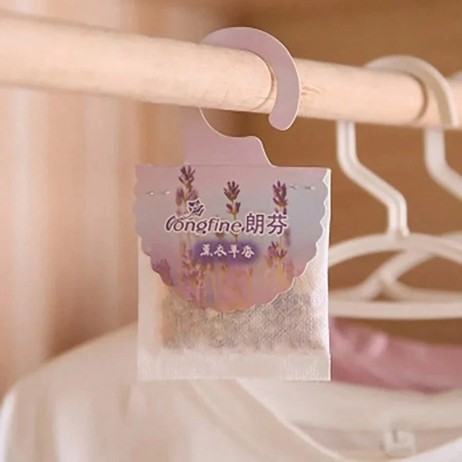 Carvallo Doftpåsar för garderob & rum | 5/10 stycken | Långvarig doft | Med hängare | Aromaterapi & luftrensare Carvallo