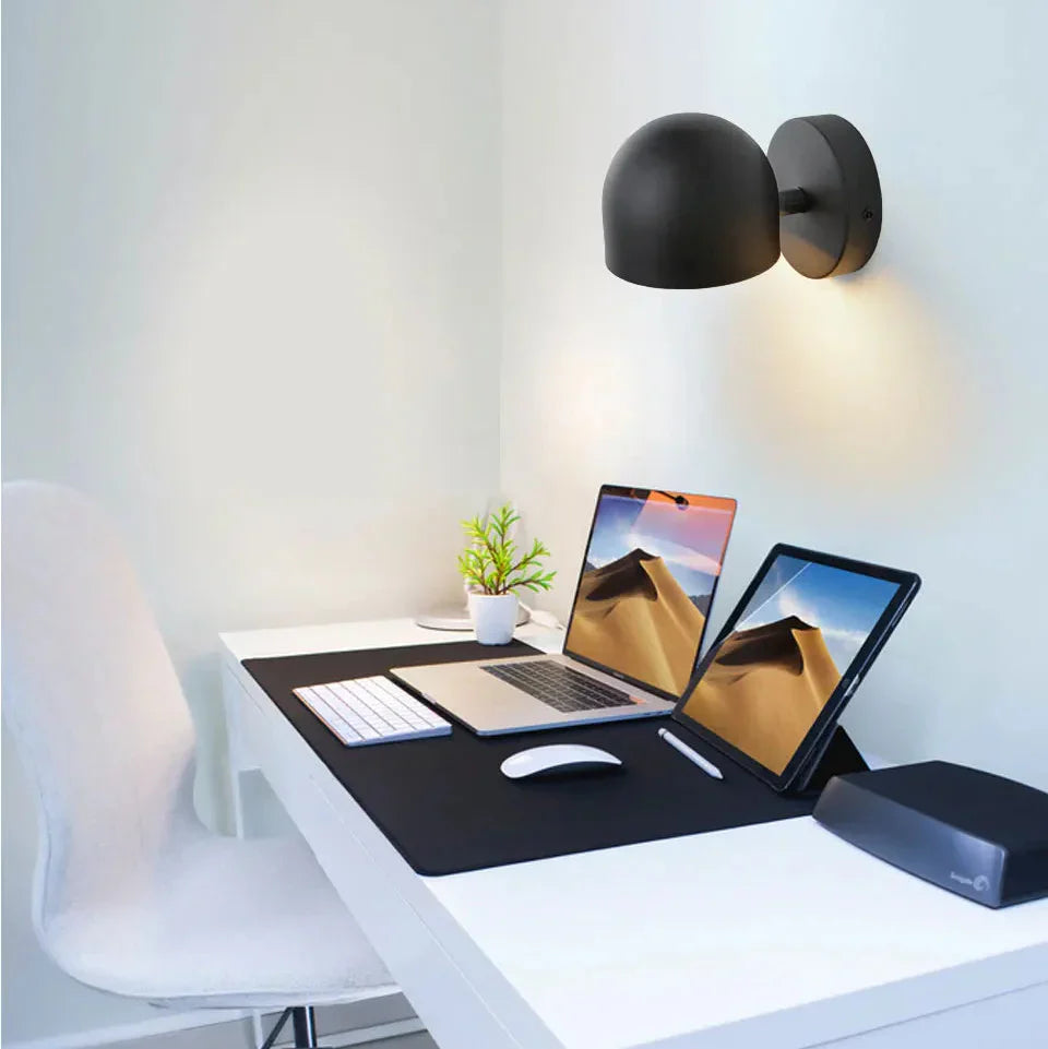 Royallure LED Inomhus Vägglampa 350° Rotera med Touch Dimming switch 9W Carvallo