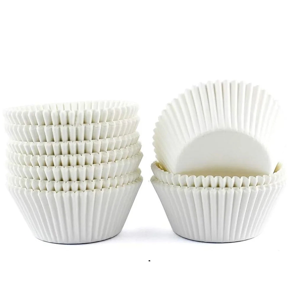 Carvallo Pappersformar BakePure 200-set | Non-stick & Fritts | För muffins & cupcakes | Ugns- & mikrovågssäker | Livsmedelsäkert Carvallo