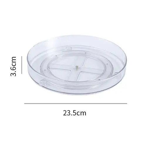 Carvallo 360 Svängbar förvaringsbox | 360° Organizer för kök & kosmetik | Halkfri & platsbesparande | Ø 28 cm Carvallo