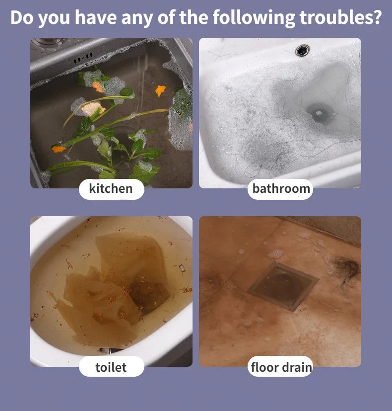 Rayvia högtrycksavloppsrensare och toalettplunger Carvallo