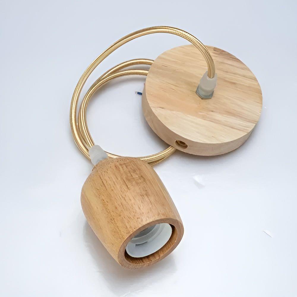 Carvallo - Håndlavet træpendellampe med naturlig varm glöd och tidlös charm Carvallo