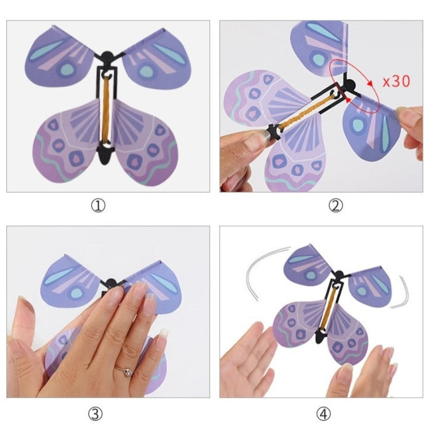 Magisk Uppblåsbar Fladdrande Fjäril-DIY-bellasverige-Hemnix