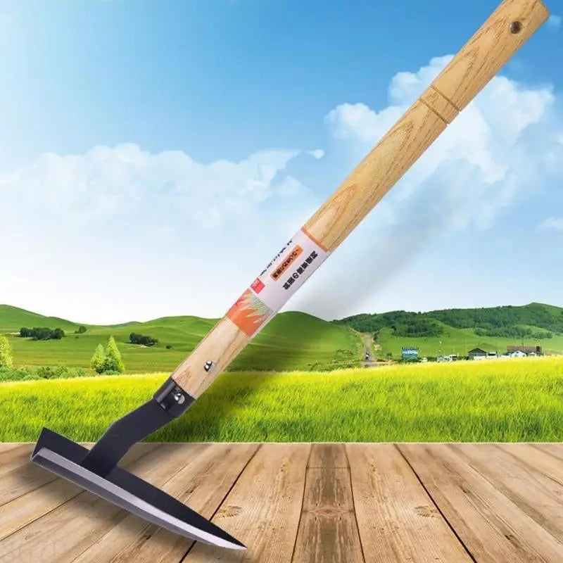 Carvallo ErgoHoe Handhacka i manganstål | Multifunktionell för trädgårdsarbete | Lätt & bärbar Carvallo