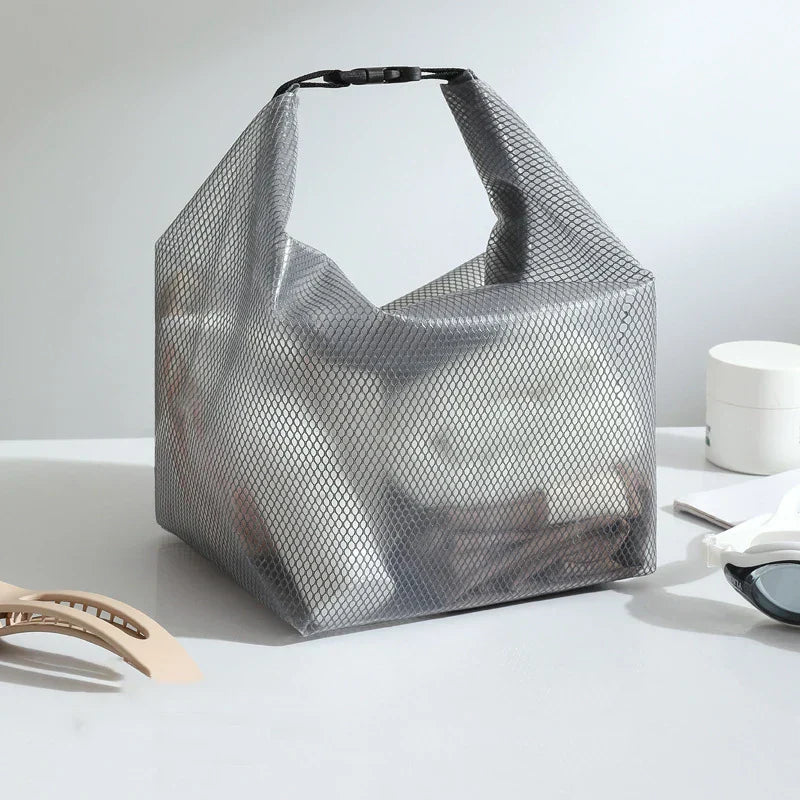 Carvallo Förvaringsväska DryStow | Hållbart nylon | Stort öppning & bärrem | I 2 storlekar – Grå eller Vit Carvallo