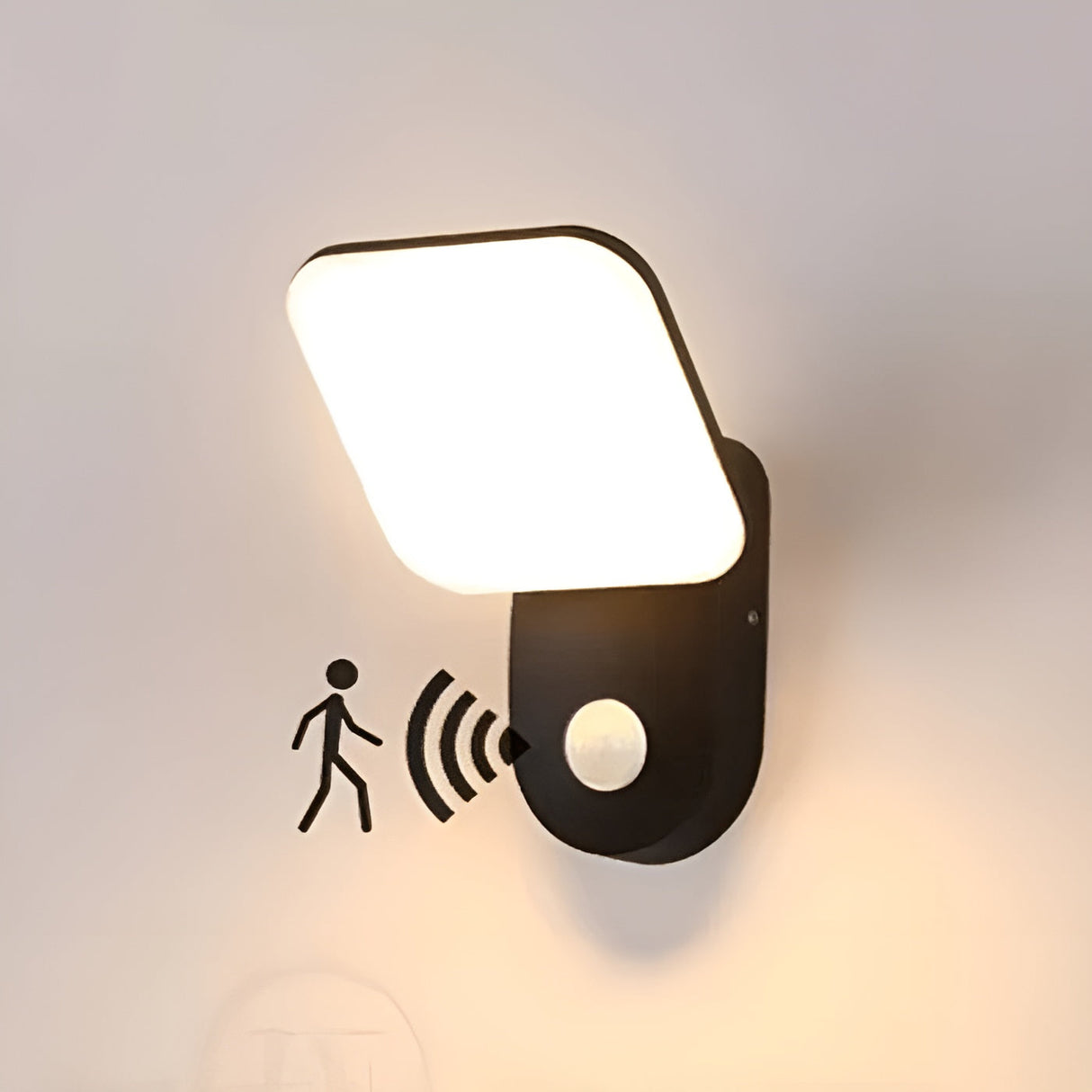 LED-vägglampa med rörelsesensor – Automatisk belysning för inomhus och utomhus Carvallo