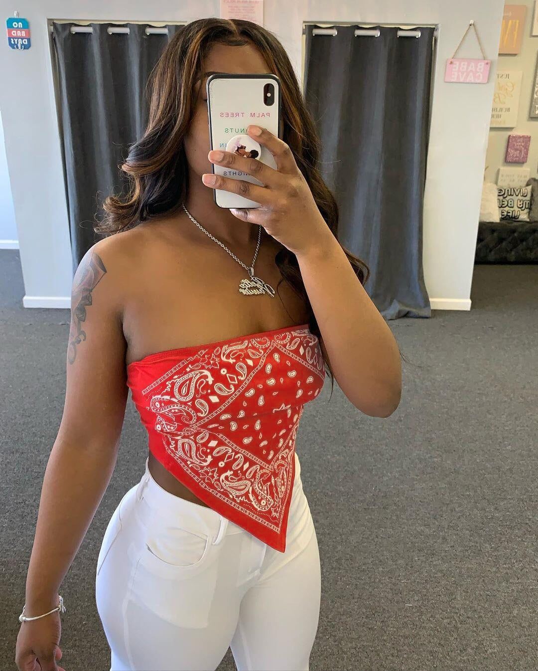 Tube Crop Bandana toppar-Clothes for women-Hemnix-Hemnix