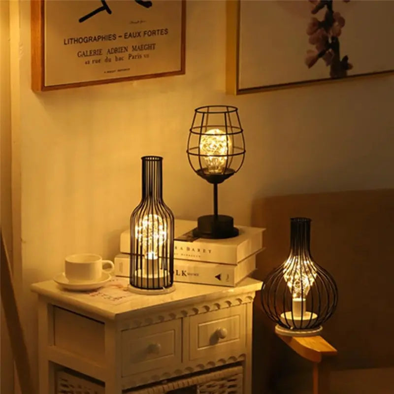 Orson Bordslampa med Karaffdesign – Bordslampa med Varmt LED Ljus i Klassisk Stil Hemnix