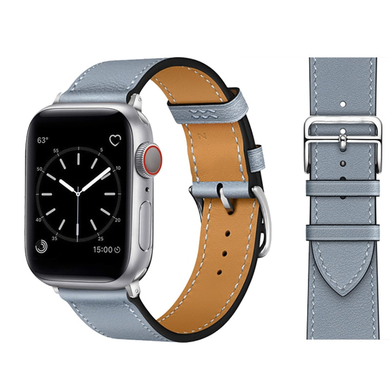 APPLE WATCH SYNTETISKT LÄDERREM-Watches for Women-Hemnix-Hemnix