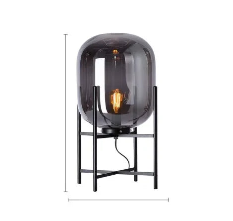 BubbleGlow Golvlampa – Skandinavisk Postmodern Lampa i Glas Hemnix