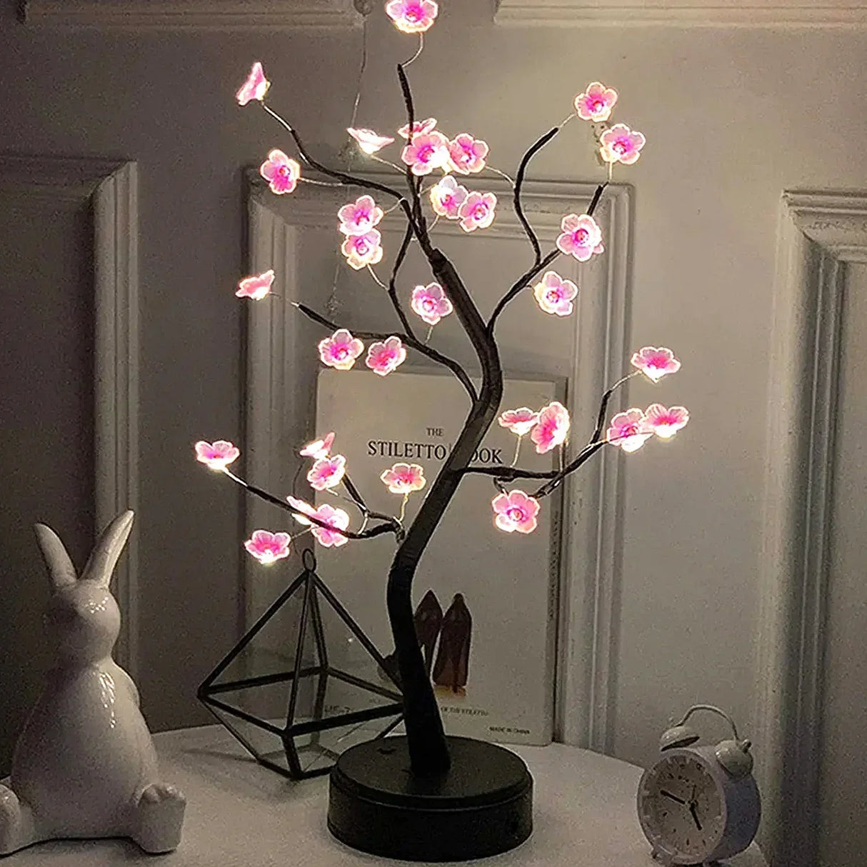ZenGlow - LED Bonsai Träd Lampa, Dekorativ Bordslampa för Vardagsrum & Sovrum Carvallo