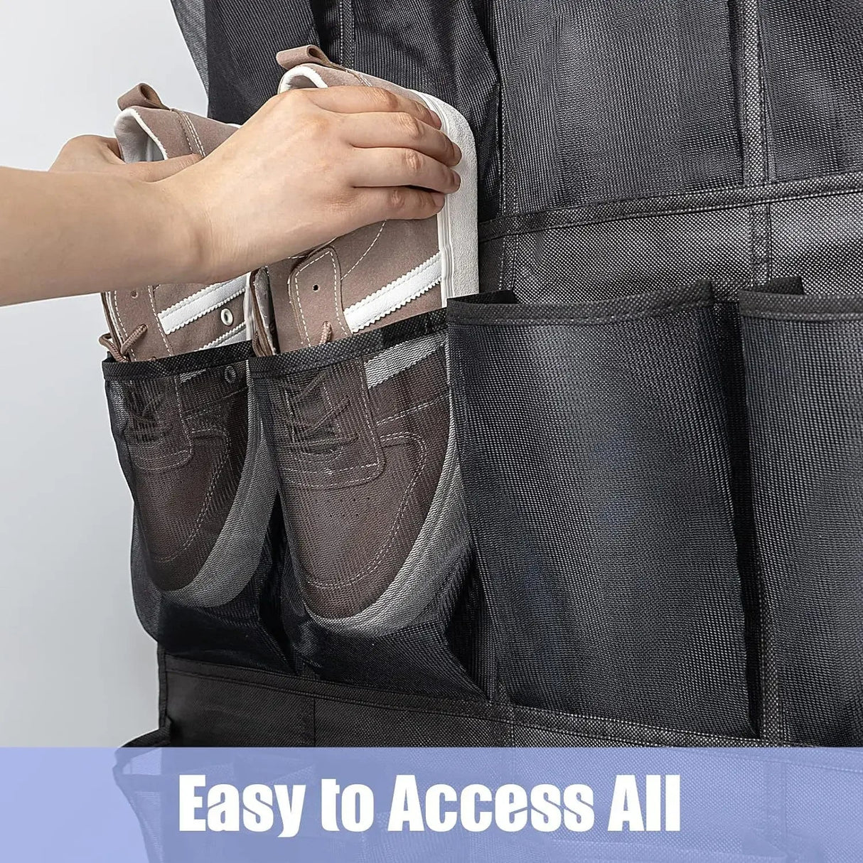 Carvallo Dörr-organisatör | 35 fickor | Transparent nät | Platsbesparande hänglagring Carvallo