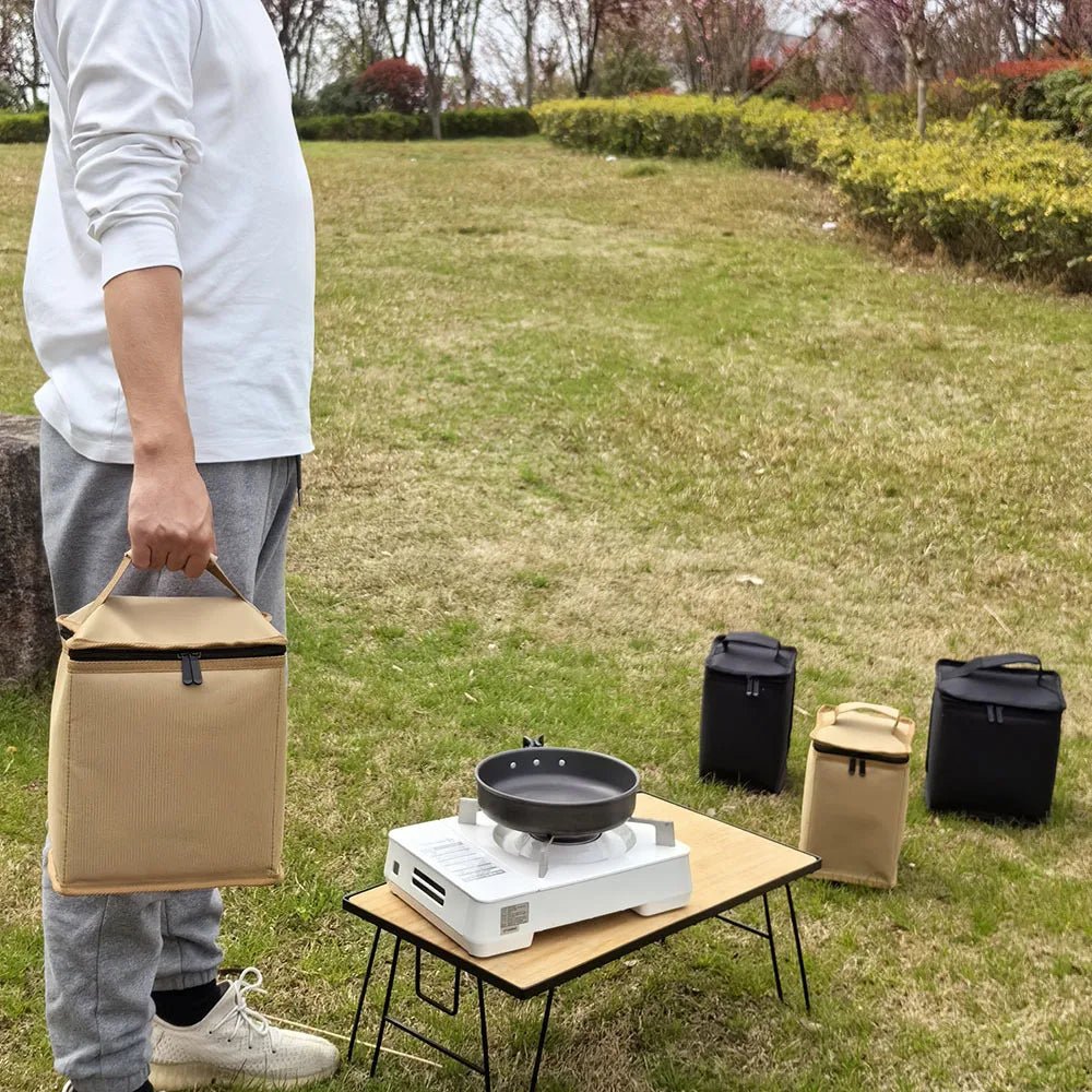 Carvallo Förvaringsväska för Gaskartuscher | 6-Fack Organizer | Vattentät & Stötresistent | För Camping, Utomhus & Picknick Carvallo