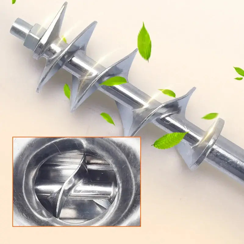 Royallure Manuell Rostfritt Stål Korvstoppare & Köttkvarn – Handvevad, Tungt Utförande Carvallo