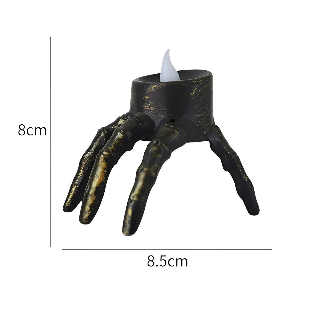 Skelettgreppsljus – LED-Halloweenljus för kuslig bordsdekoration MILA Sverige