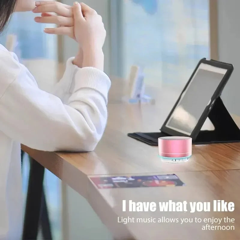 Carvallo Mini Bluetooth-högtalare | HiFi ljudkvalitet | TF & USB-stöd | Bärbar & kompakt Carvallo