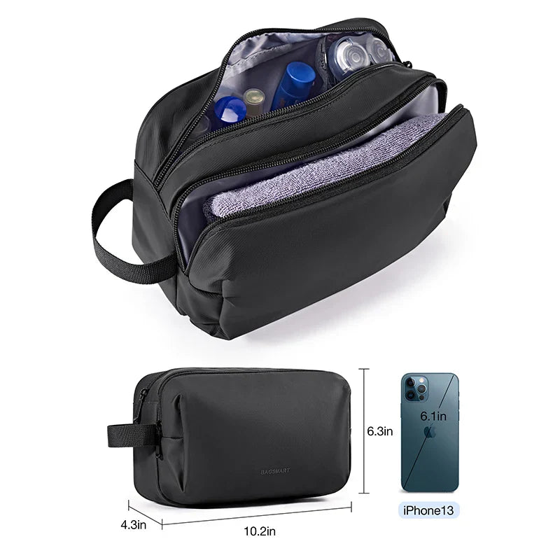 Carvallo Vattentät Kosmetiktasche för Damer & Herrar | Lätt Kulturväska i S/M/L | Resetillbehör för Personvård & Smink | Unisex Resa Organizer Carvallo