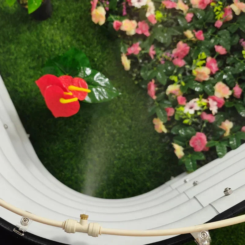 Mistingsystem för terrass och trädgård – Külande sprayset för solskydd och paviljong Carvallo