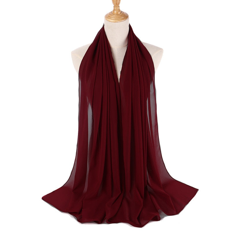 Chiffon Hijab pannband-Clothes for women-Bellasverige-Hemnix