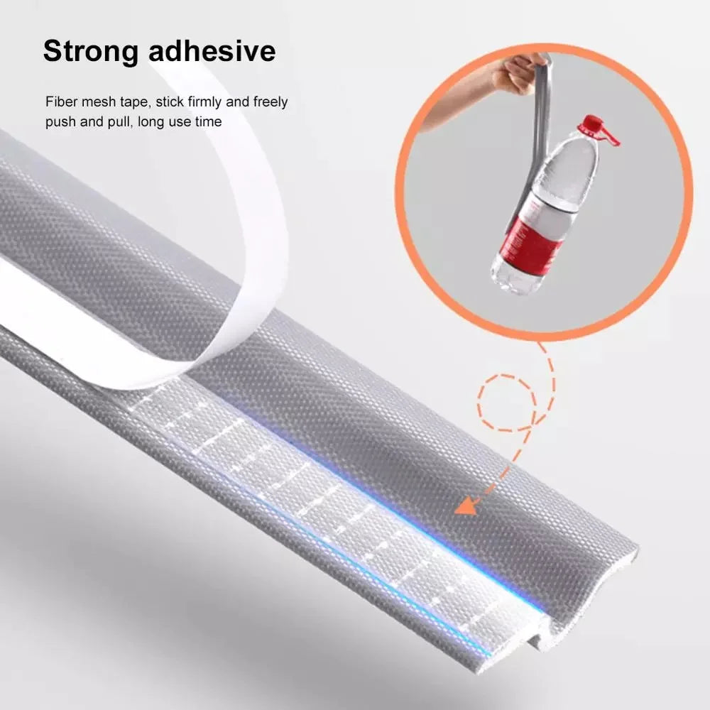 Carvallo SilentFlex | 6 m / 10 m / 20 m / 30 m / 40 m Självhäftande | Ljud- & värmeisolerande | För fönster & skjutdörrar | Vind- & insektsskydd Carvallo