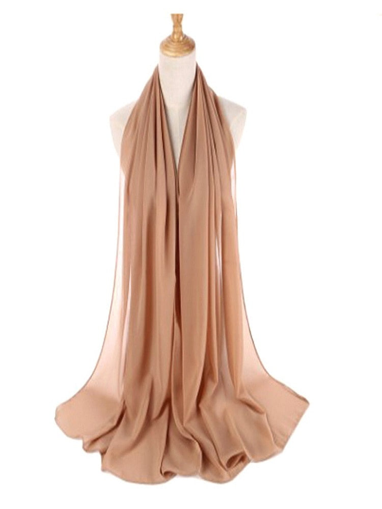 Chiffon Hijab pannband-Clothes for women-Bellasverige-Hemnix