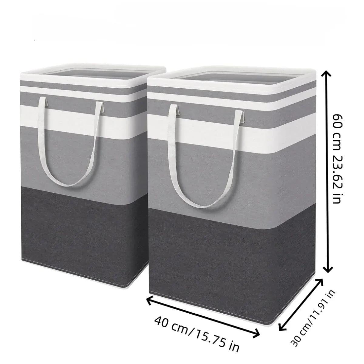 Bärbar tvättkorg – Vattentät och bärbar | Idealisk för sovrum och tvättstugor Carvallo