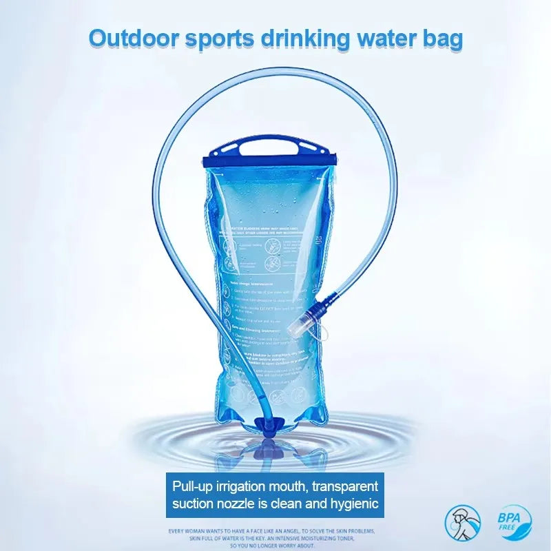 Carvallo Vätskesystem 1.5L/2L/3L | Med slang & dammskydd | BPA-fri & läckagesäker | För ryggsäck, vandring & utomhus Carvallo