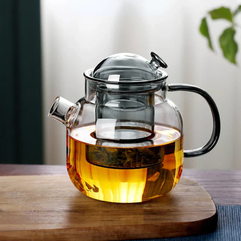 Modern glas teapot med infuser – 680ml borosilicate tea maker Carvallo