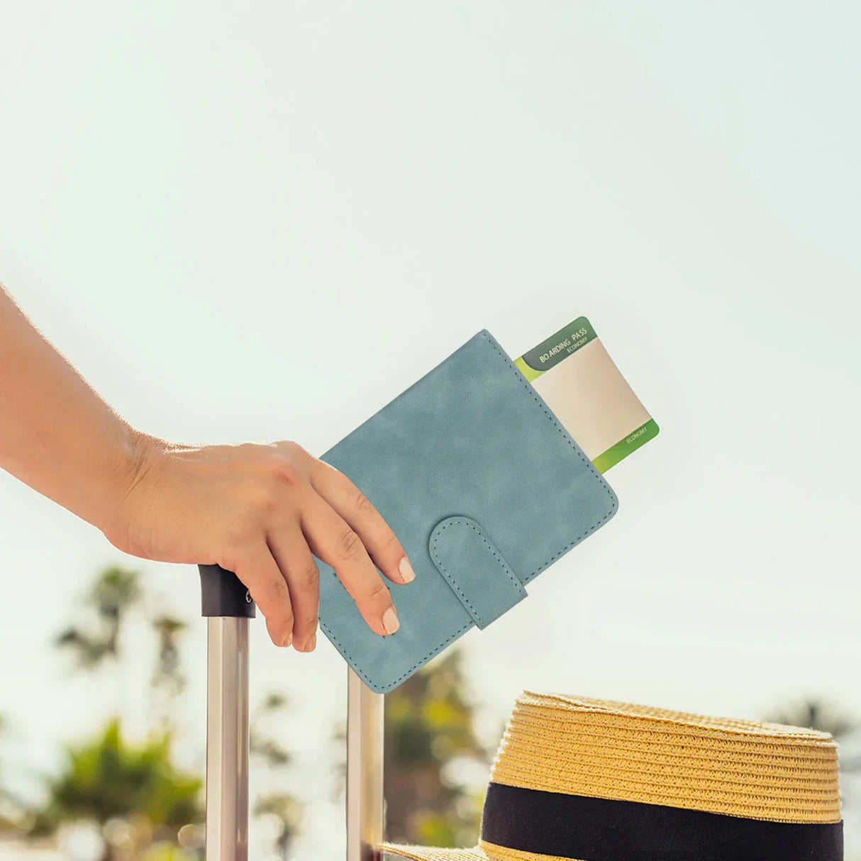 Carvallo Travello | RFID-skydd | Äkta läderlook | För damer & herrar Carvallo