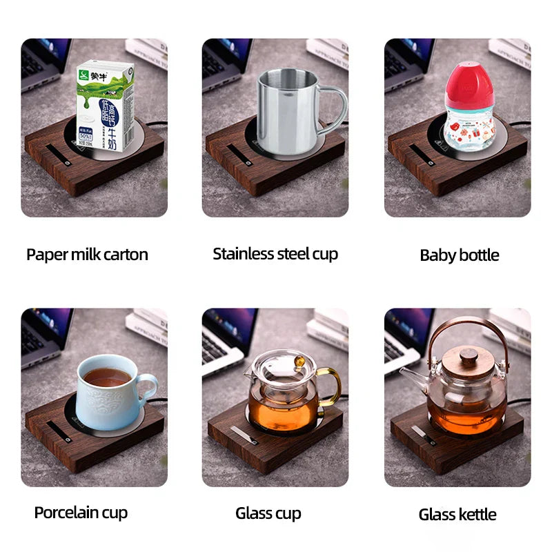 Royaleva Cup Heater Mug Warmer – 5-Temperatur Kaffe & Te Värmeplatta för Skrivbord & Kontor Carvallo