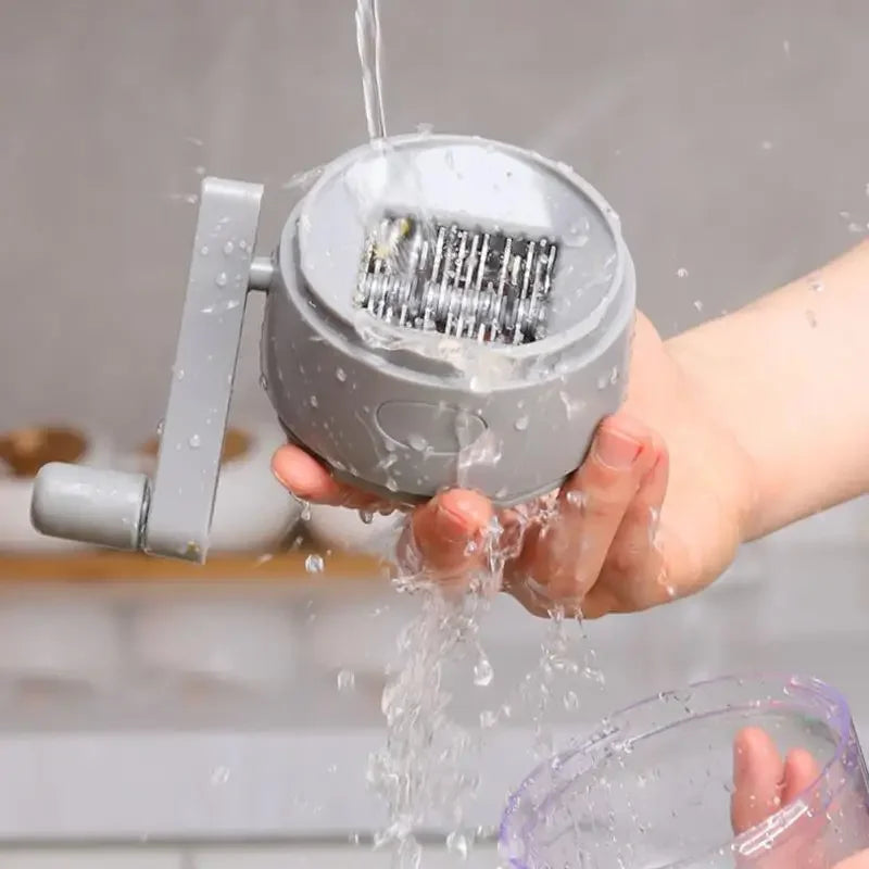 Carvallo Manuell nötterkvarn | Rostfria blad | För nötter & torkad frukt | Kökshackare manuell Carvallo