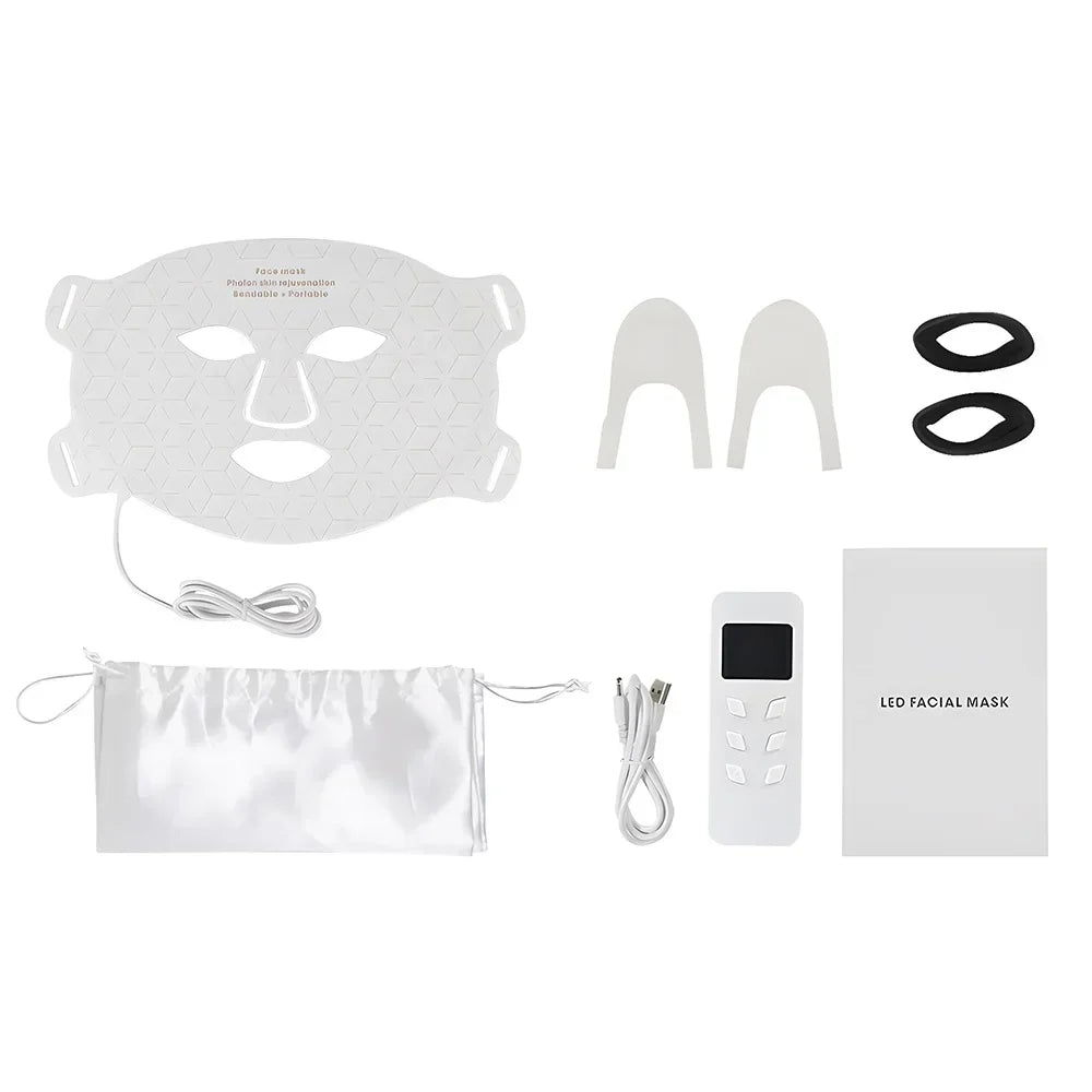 Hudförnyande mask – Avancerad LED-vård för rynkor och finnar MILA Sverige