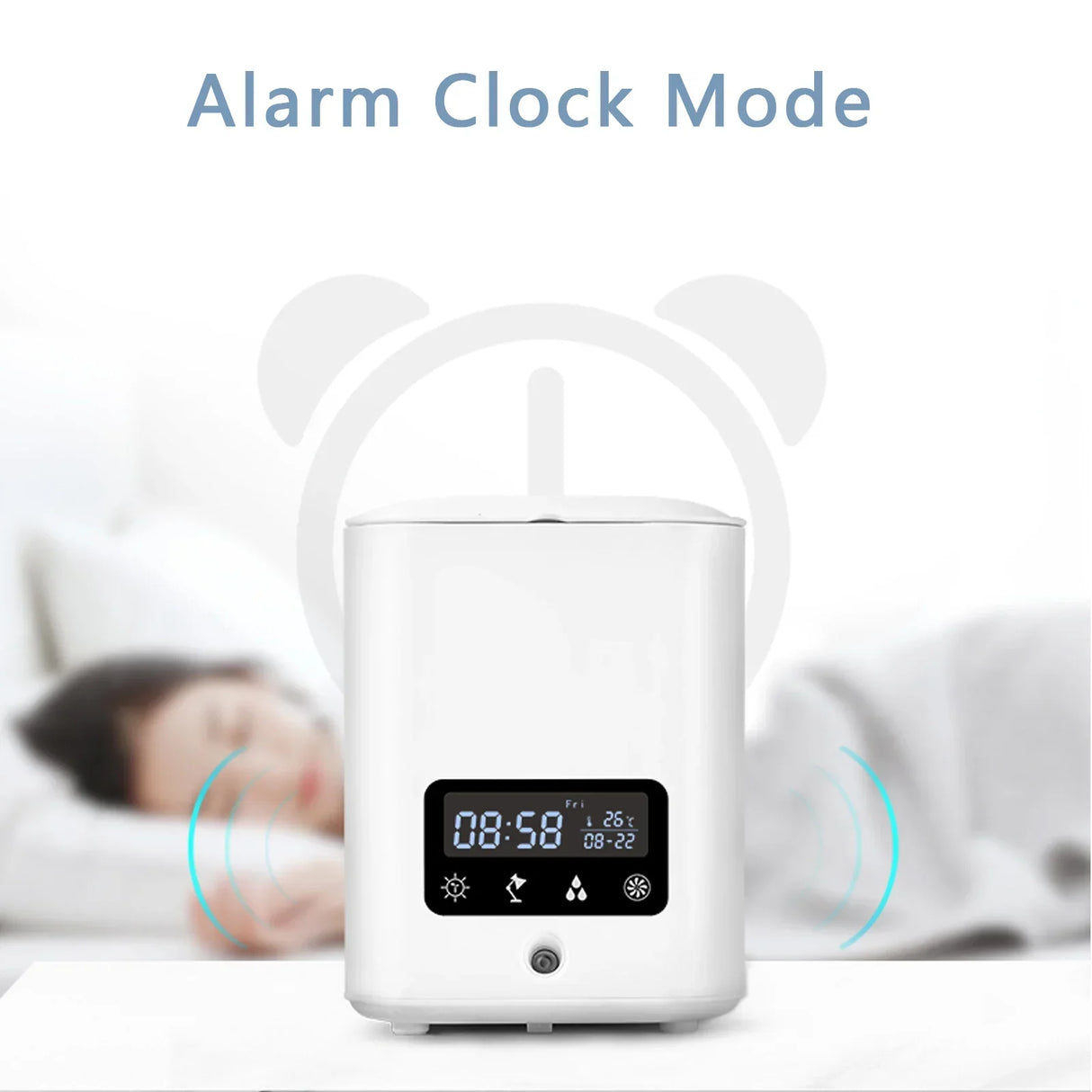 Multifunktionell intelligent hydroponisk växtkruka med kalender, diffusor och skrivbordslampa Carvallo