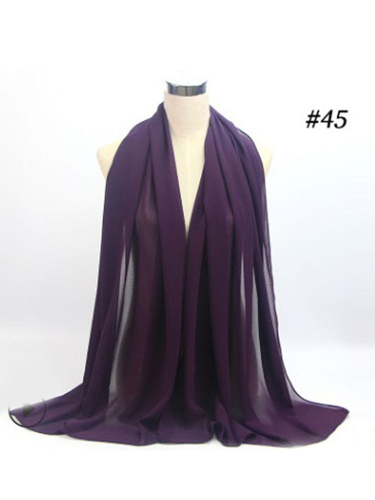 Chiffon Hijab pannband-Clothes for women-Bellasverige-Hemnix