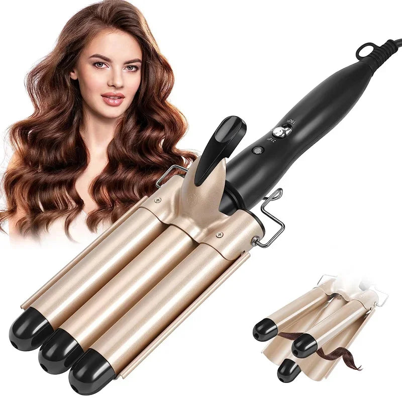 Triple Curl Wand – Frissfri glans med varje glid MILA Sverige