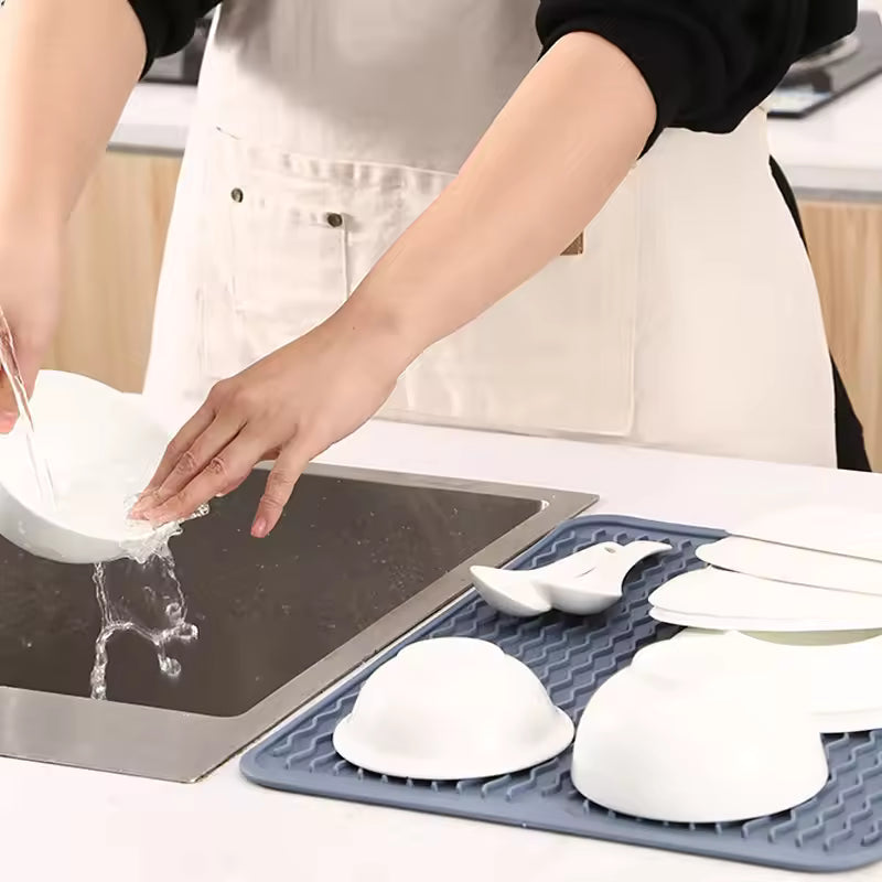 Royallure Nordic Color Disk Torkmatta – Isolerad, Mögelbeständig, Halkfri Bänkskydd Carvallo