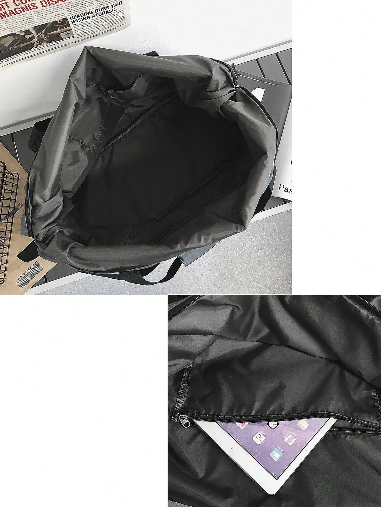 Carvallo Resväska Stor | Lätt Sport- & Fitnessväska | Axeväska & Crossbody | Mycket Förvaringsutrymme Carvallo