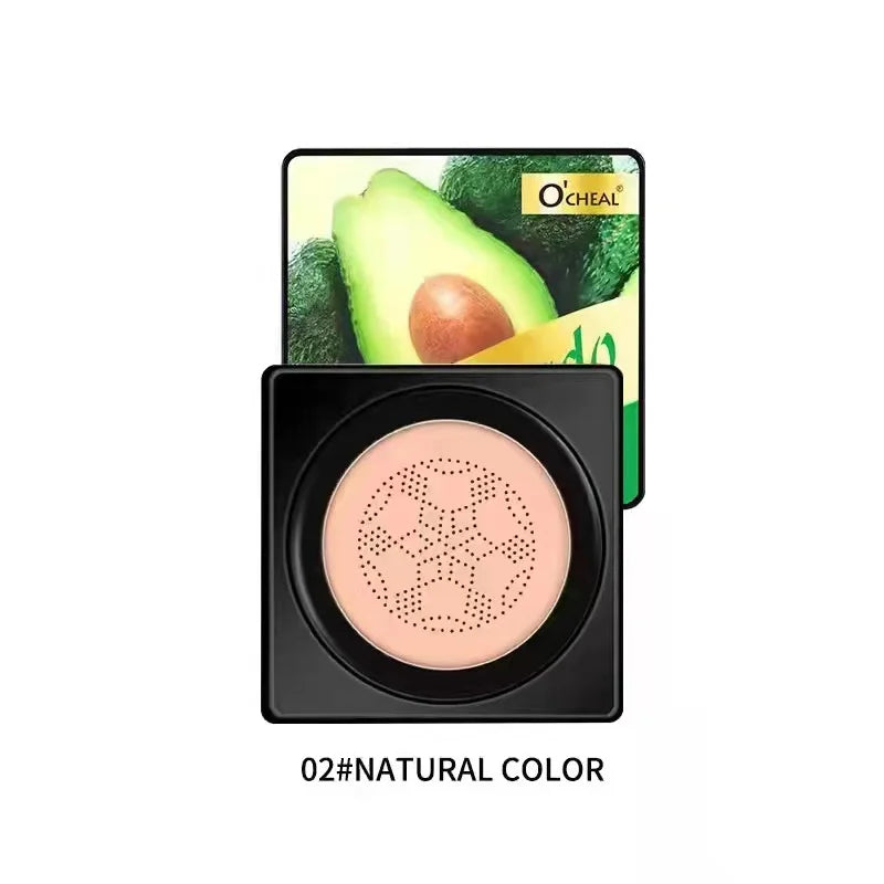 Carvallo Cream Cushion Set Luméa Glow | Med Mushroom-applikator | 4-delad i presentlåda | Foundation & Concealer i ett Carvallo