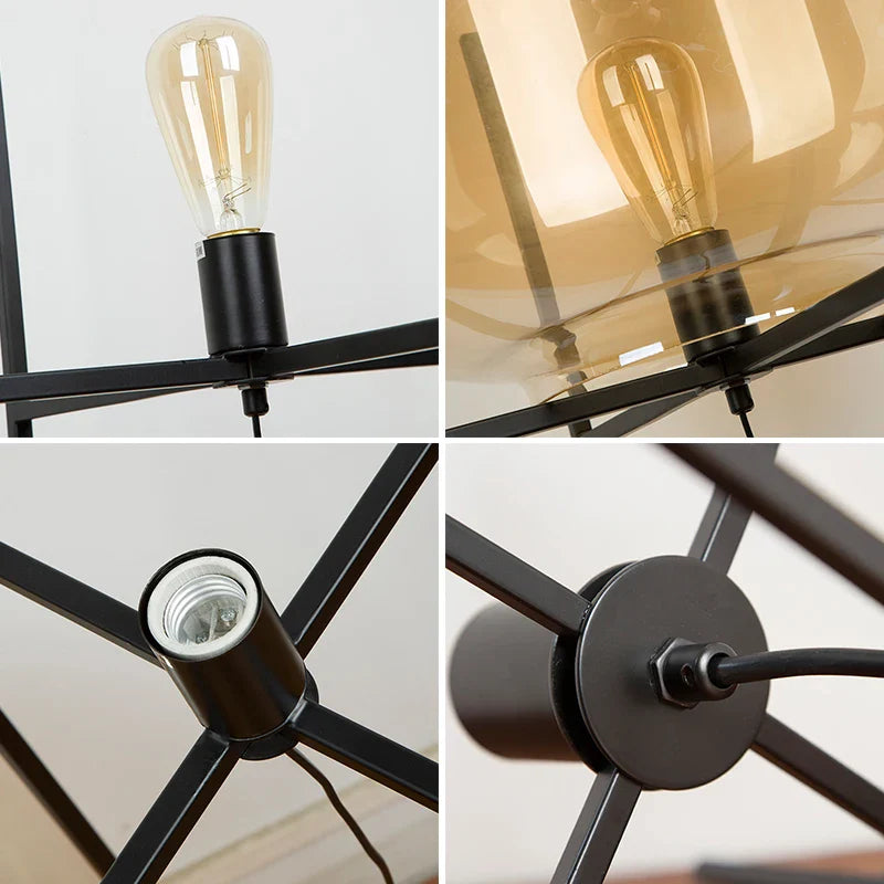 BubbleGlow Golvlampa – Skandinavisk Postmodern Lampa i Glas Hemnix