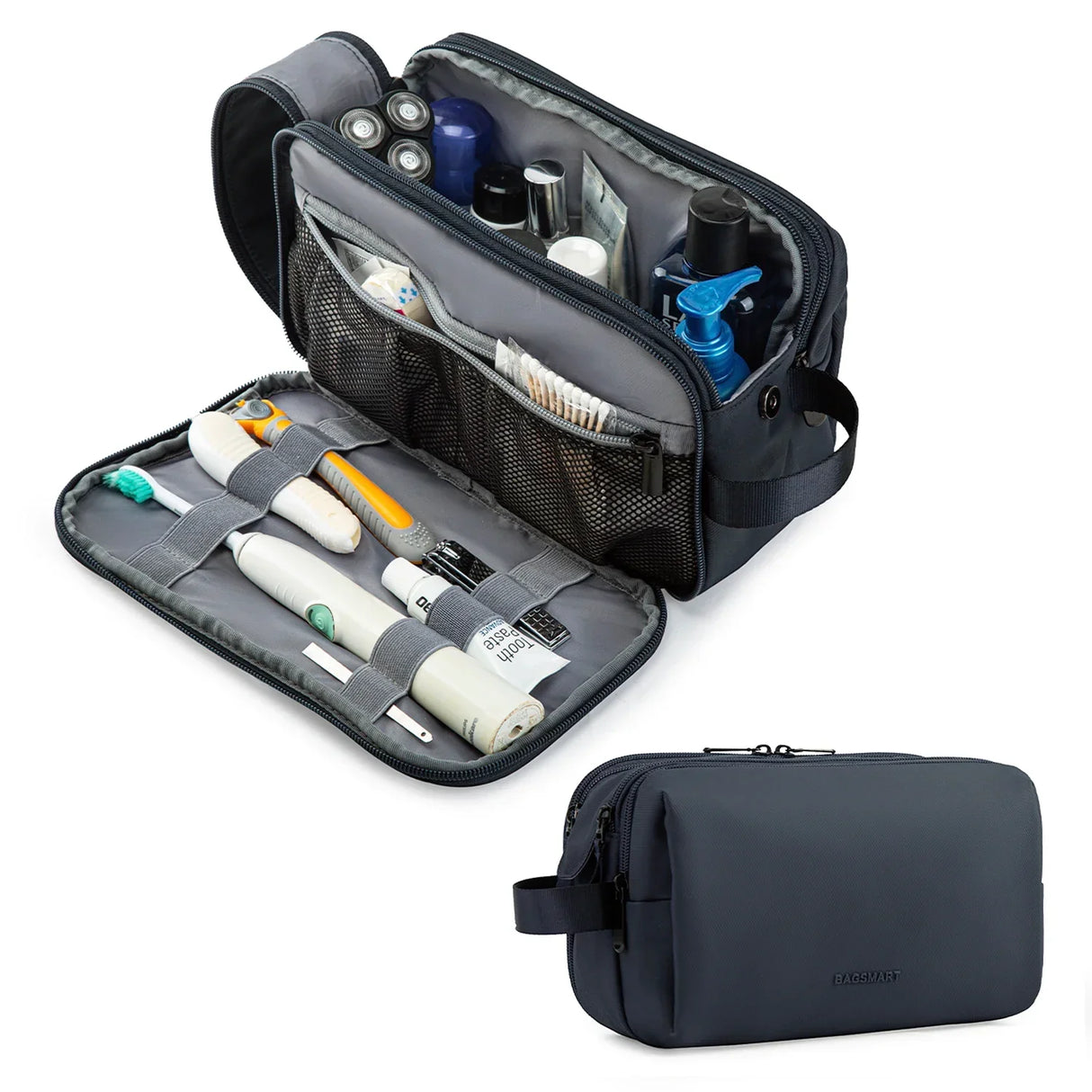 Carvallo Vattentät Kosmetiktasche för Damer & Herrar | Lätt Kulturväska i S/M/L | Resetillbehör för Personvård & Smink | Unisex Resa Organizer Carvallo