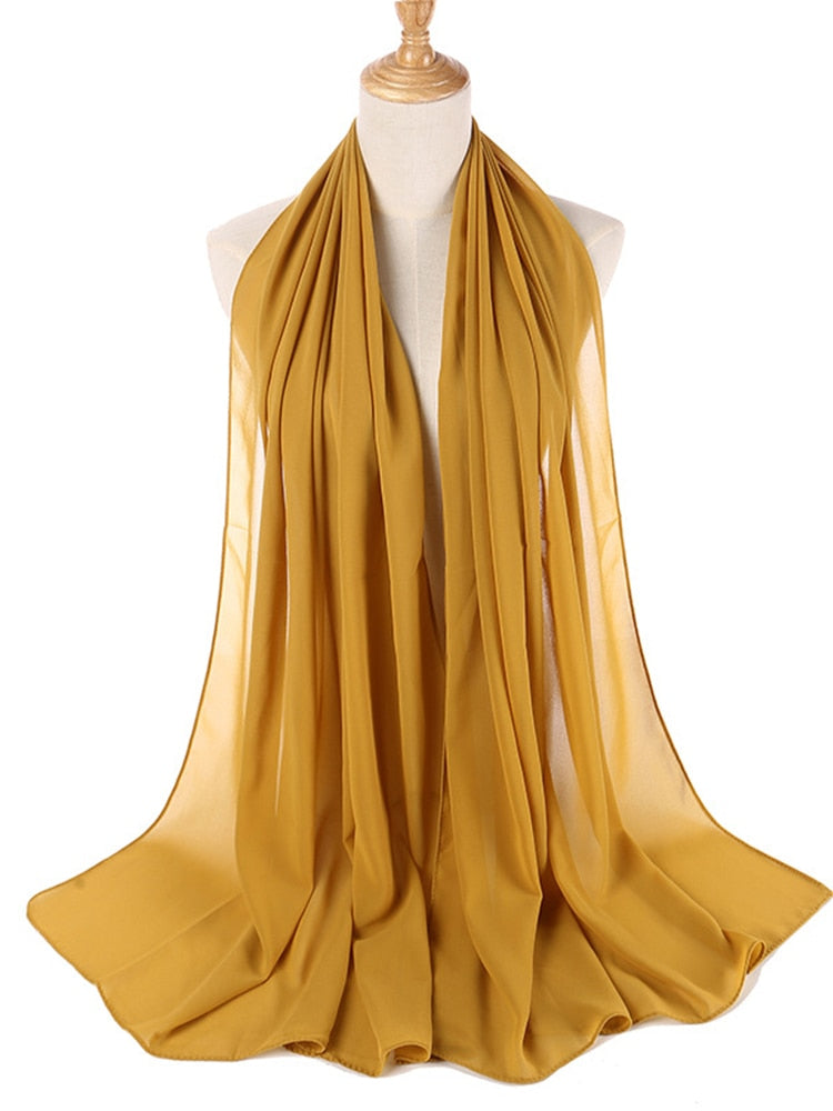Chiffon Hijab pannband-Clothes for women-Bellasverige-Hemnix
