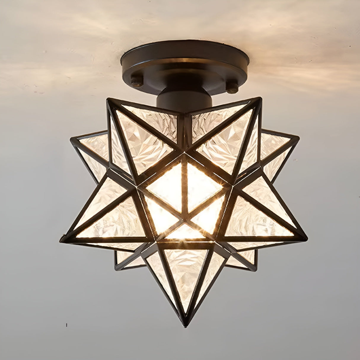 HaloStar Light - Elegant LED-takstjärneljus Carvallo