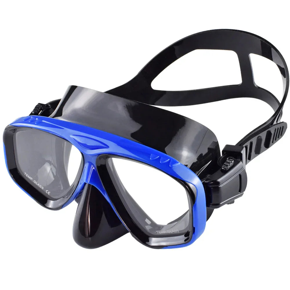 Carvallo dykmask med snorkel | 180° panoramautsikt | Antiläckage & HD-glas | Livsmedelsgodkännt silikon Carvallo