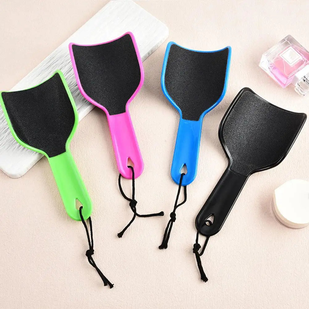 Carvallo SilkStep DuoCare | Dubbelverkande hälsovårdsverktyg med U-form | För släta, välskötta fötter | 20×9×3 cm Carvallo