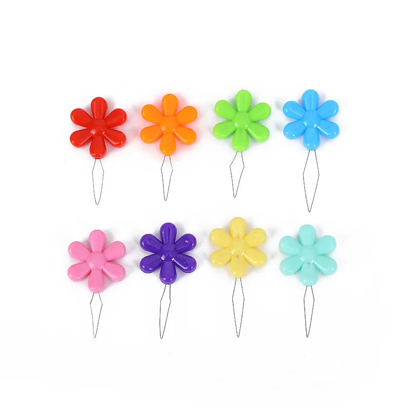 Carvallo Nadelträdare Set Mångfärgad | Trädhjälp för seniorer & nybörjare | Blomform | 10–50 stycken Slumptal Carvallo